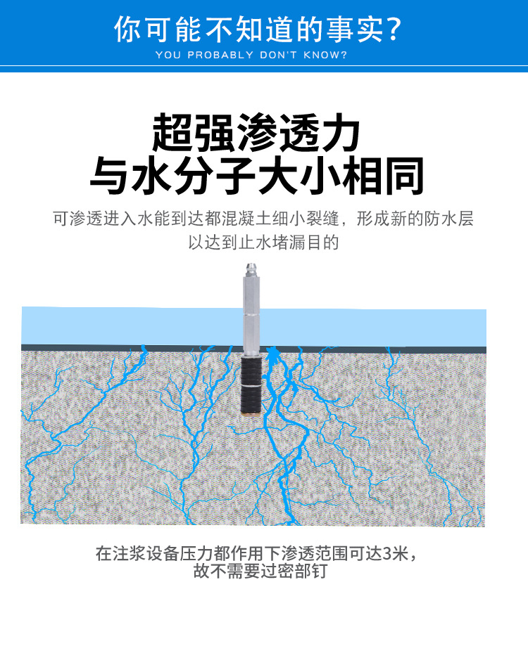 丙烯酸盐注浆液,注浆液,裕如防水